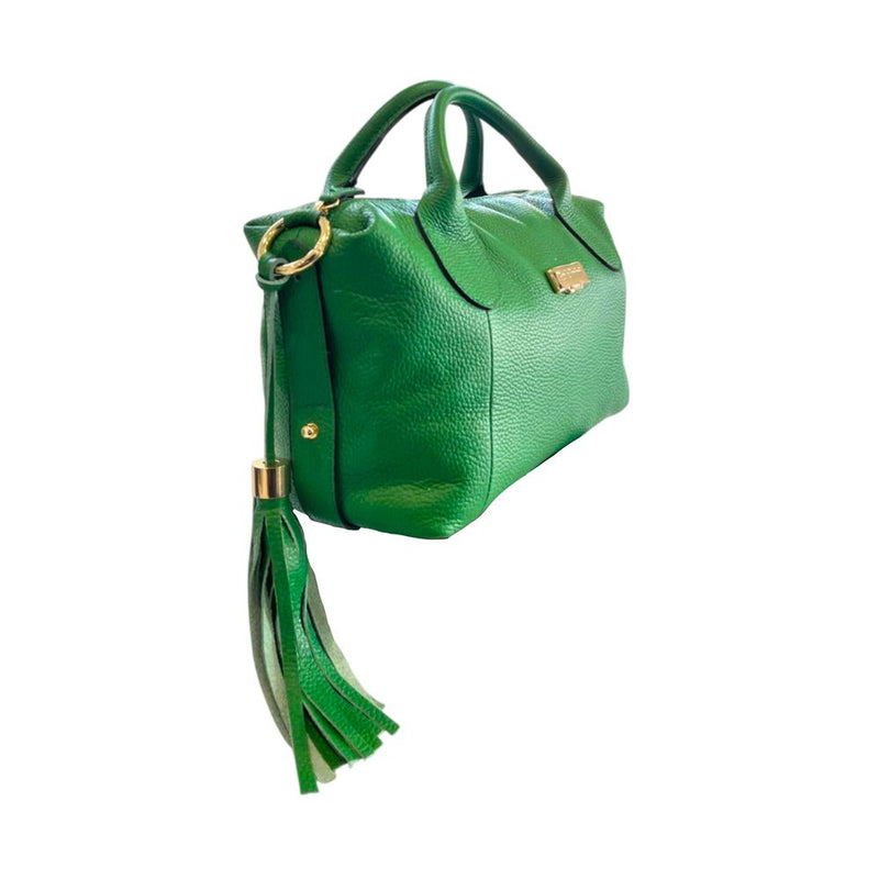 Baldinini Trend Green Leather Handbag for Women