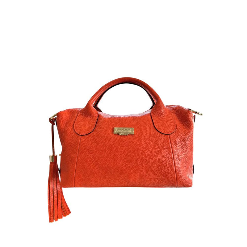 Baldinini Trend Orange Leather Handbag for Women