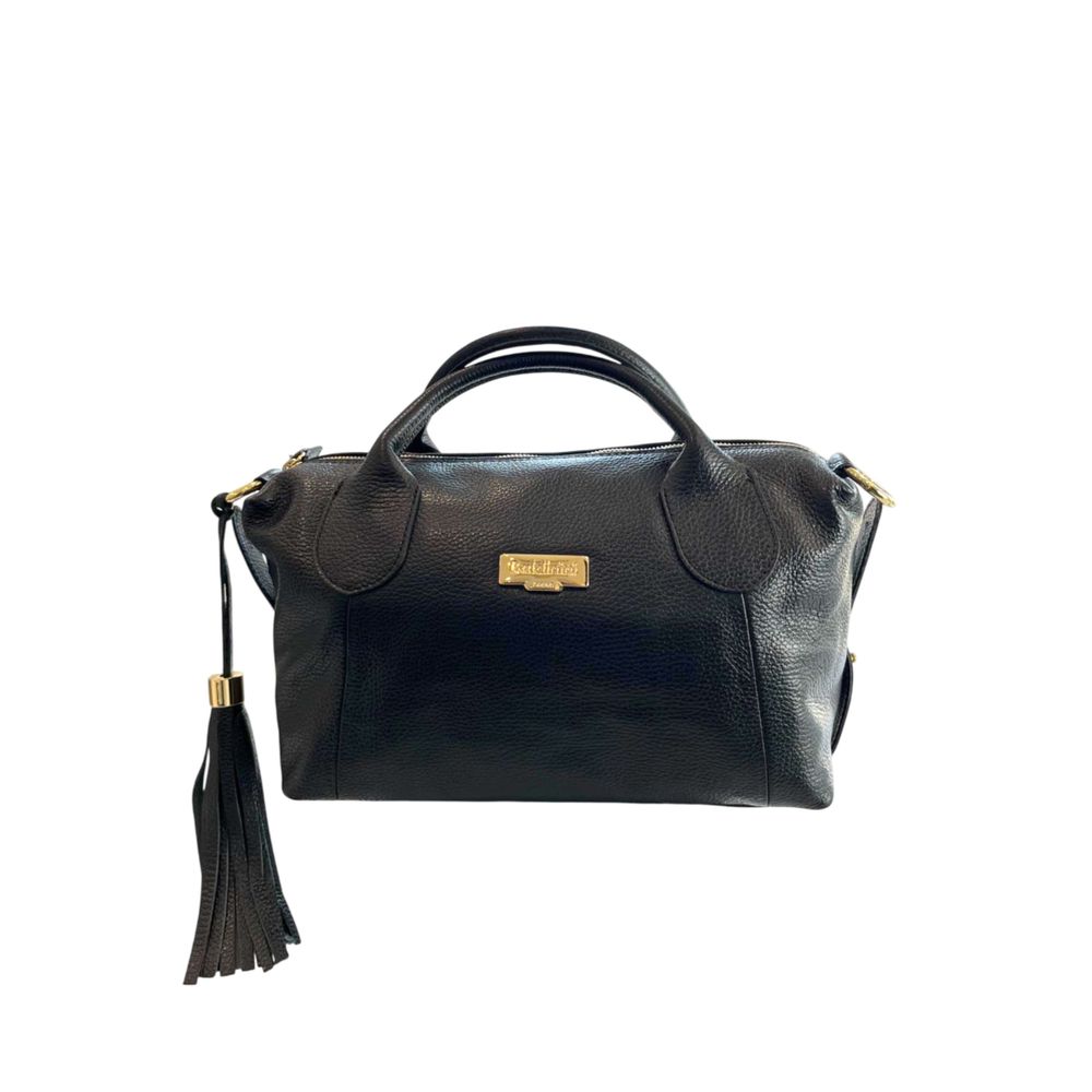 Baldinini Trend Black Leather Handbag for Women