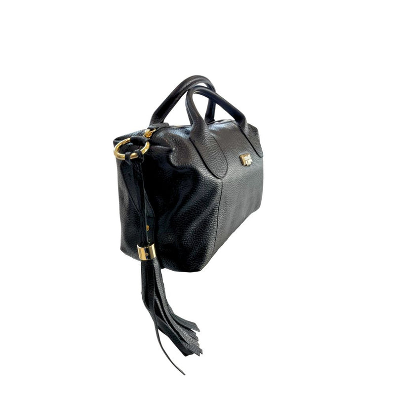 Baldinini Trend Black Leather Handbag for Women