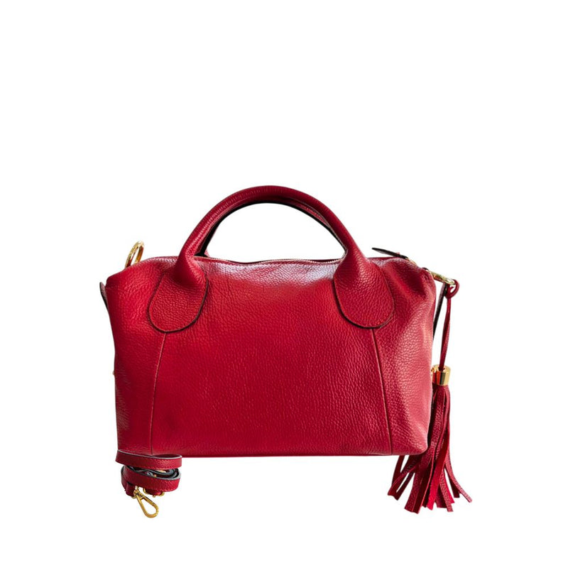 Baldinini Trend Red Leather Handbag for Women
