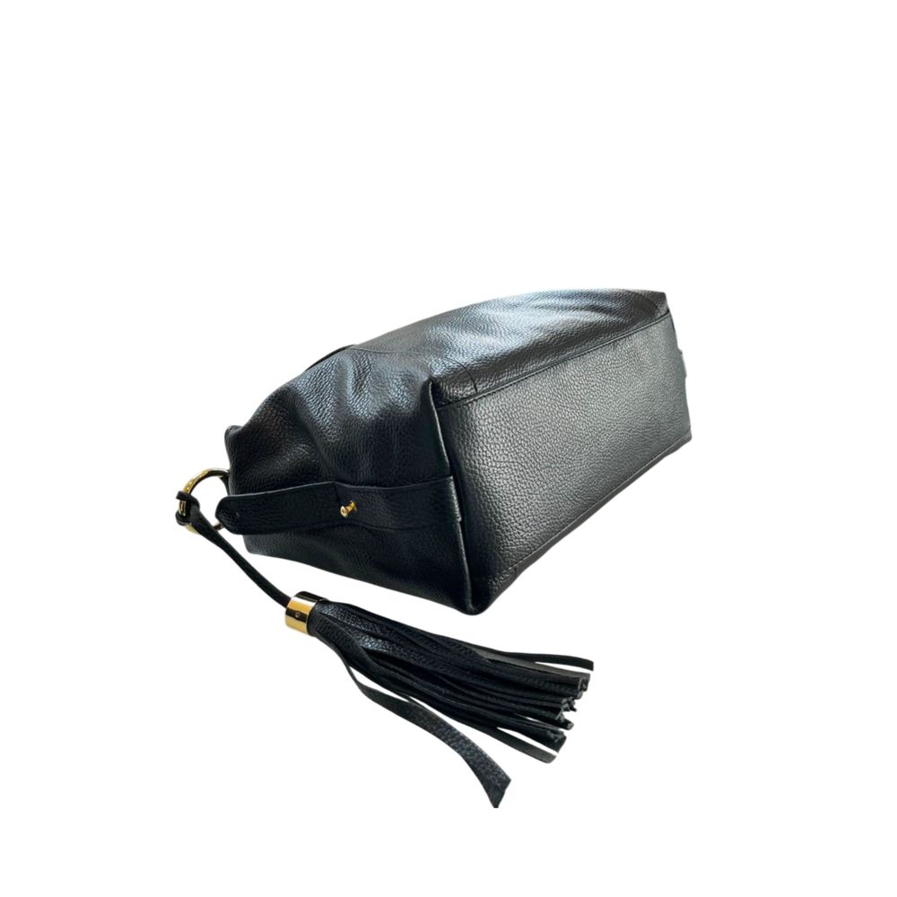 Baldinini Trend Black Leather Handbag for Women