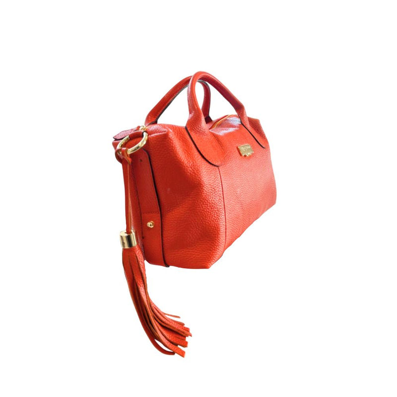 Baldinini Trend Orange Leather Handbag for Women