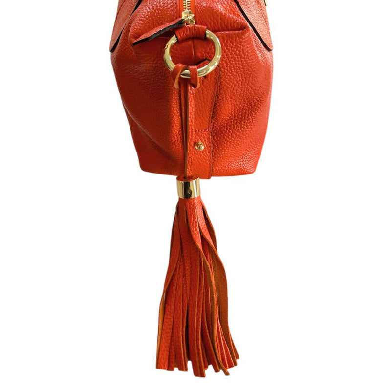 Baldinini Trend Orange Leather Handbag for Women