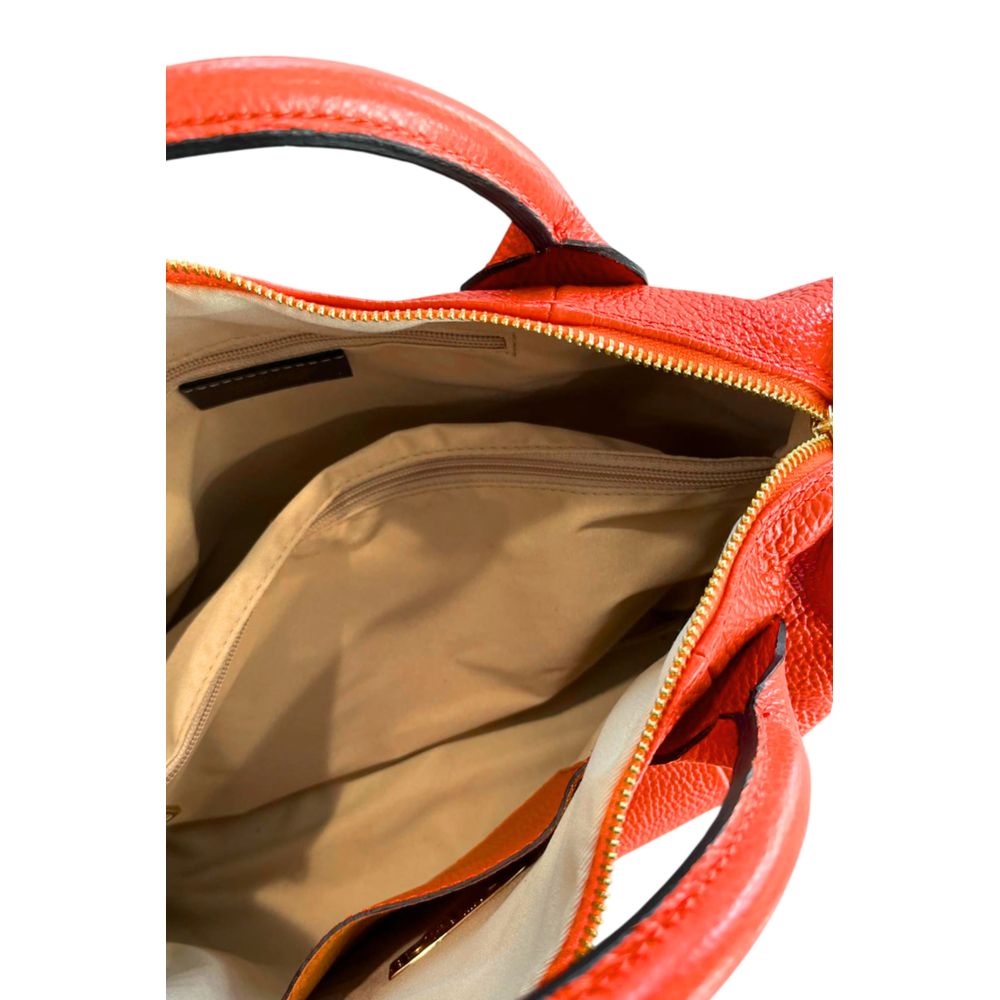 Baldinini Trend Orange Leather Handbag for Women