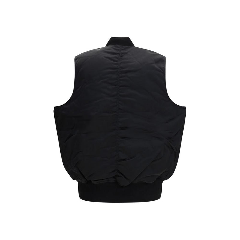 ALPHA INDUSTRIES MA-1 Base Vest - Black Nylon Jacket