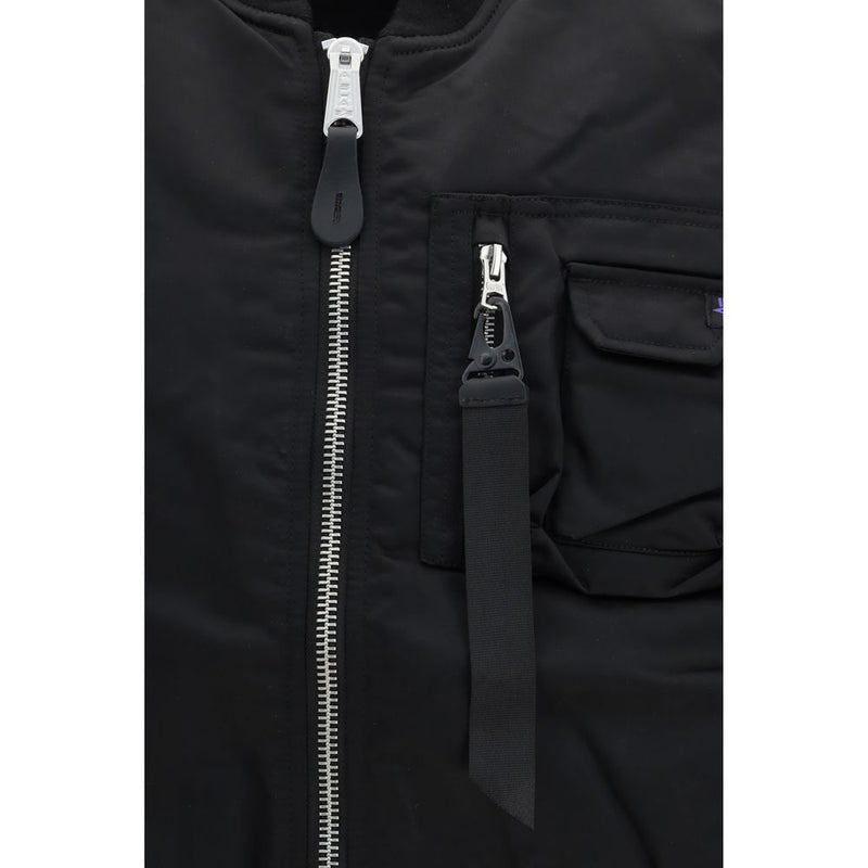ALPHA INDUSTRIES MA-1 Base Vest - Black Nylon Jacket