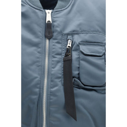 ALPHA INDUSTRIES Blue Nylon Sleveless Jacket