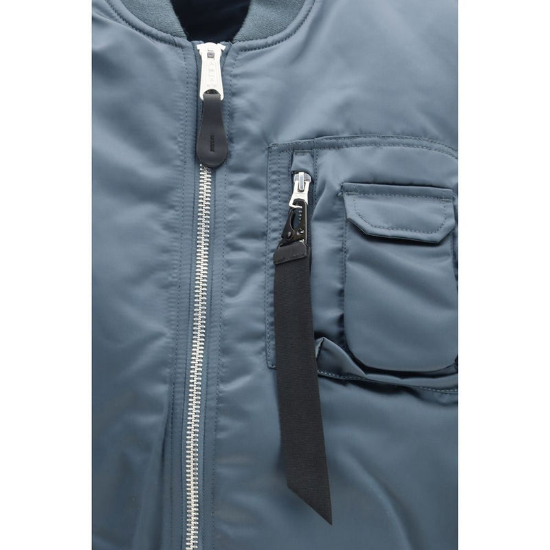 ALPHA INDUSTRIES MA-1 Base Vest - Blue Nylon Sleveless Jacket