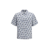 Chemise Prada en coton à motifs multicolores