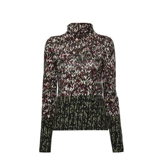Loewe Bicolor Cotton Long Sleeve T-Shirt for Women