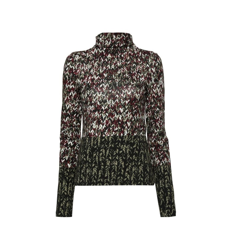 Loewe Bicolor Cotton Long Sleeve T-Shirt for Women