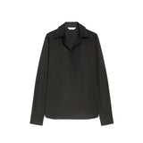Max Mara Black Cotton Dress Shirt for Women