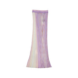 Missoni Purple Cotton Long Skirt - Elegant Women's Fashion