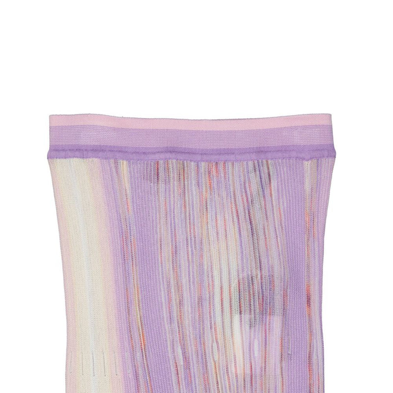 Missoni Purple Cotton Long Skirt for Women