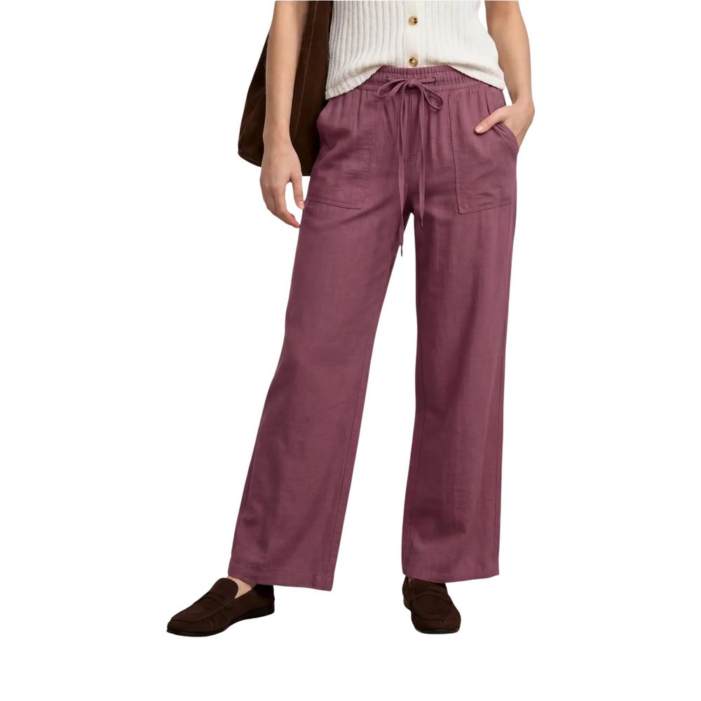 Pantalon décontracté Street One rose en viscose