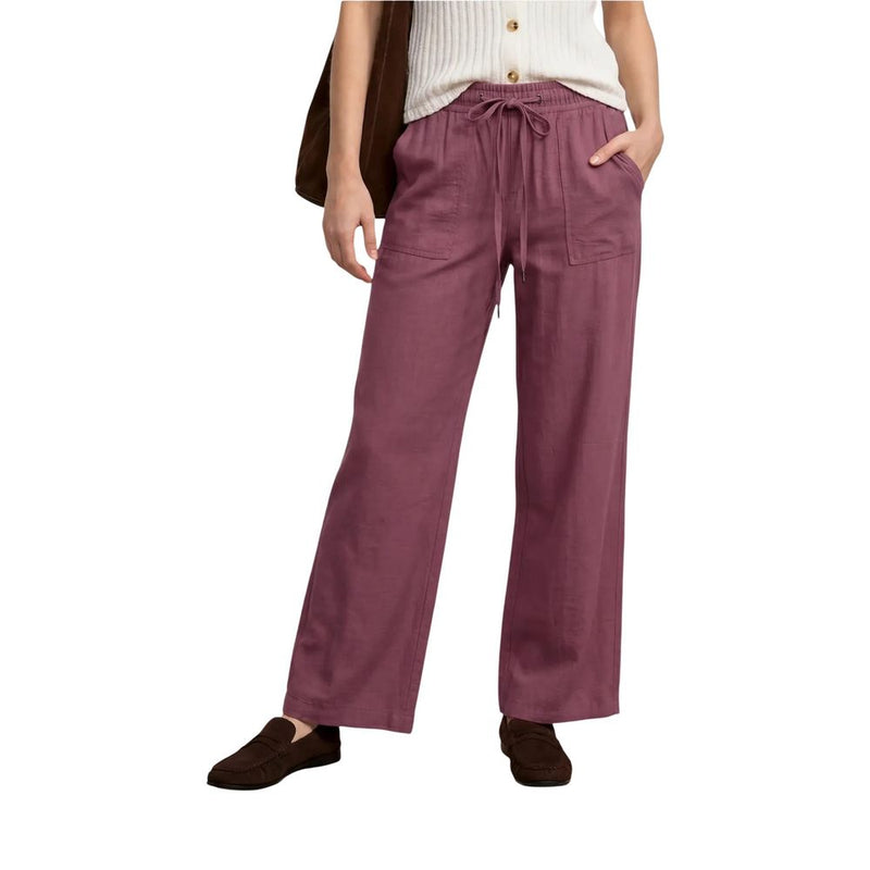 Pantalon décontracté Street One rose en viscose