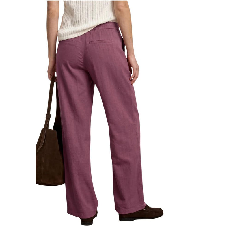 Pantalon décontracté Street One rose en viscose