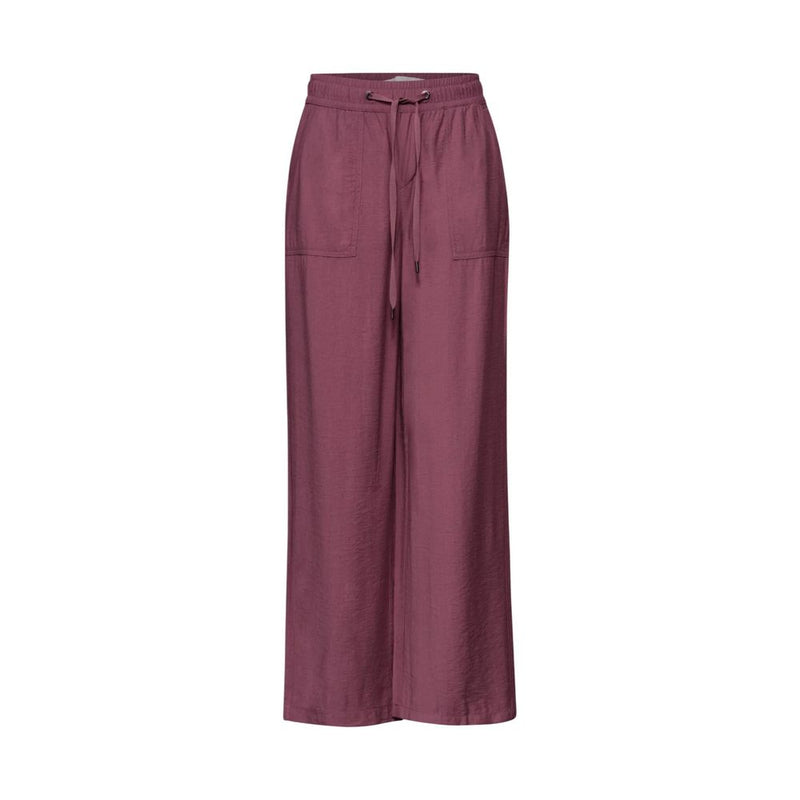 Pantalon décontracté Street One rose en viscose