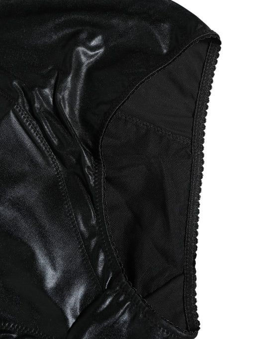 Dolce & Gabbana Black High Waisted Slip Girdle Panty