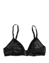 Dolce & Gabbana Soft Cup Bra - Black Nylon Stretch Underwear