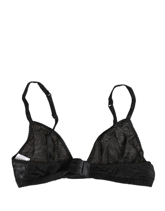 Dolce & Gabbana Soft Cup Brassiere en Nylon Noir