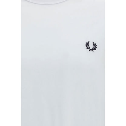 T-shirt en coton blanc Fred Perry