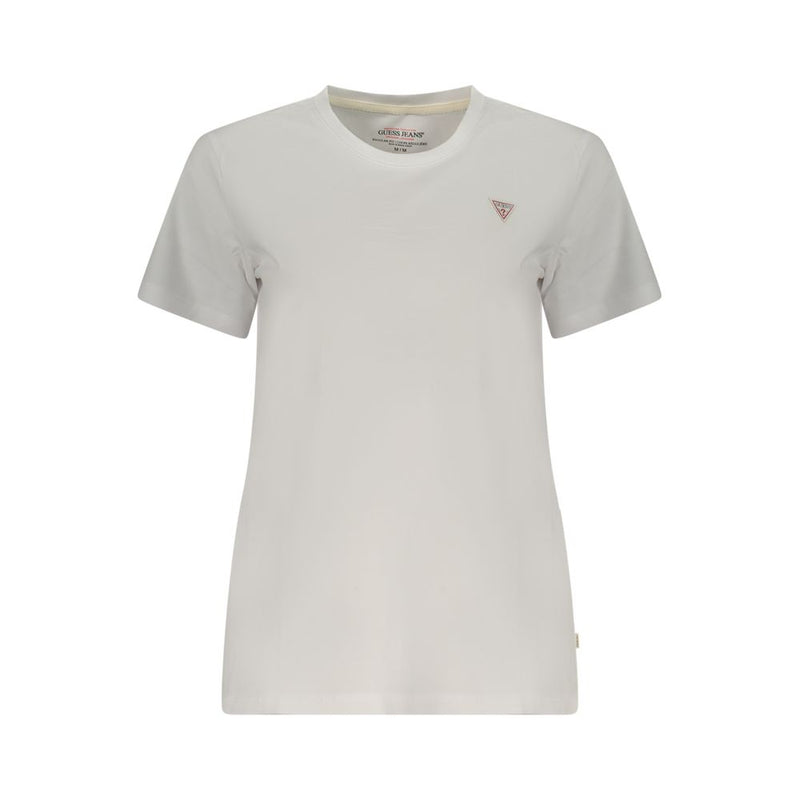 T-shirt blanc en coton Guess pour femme