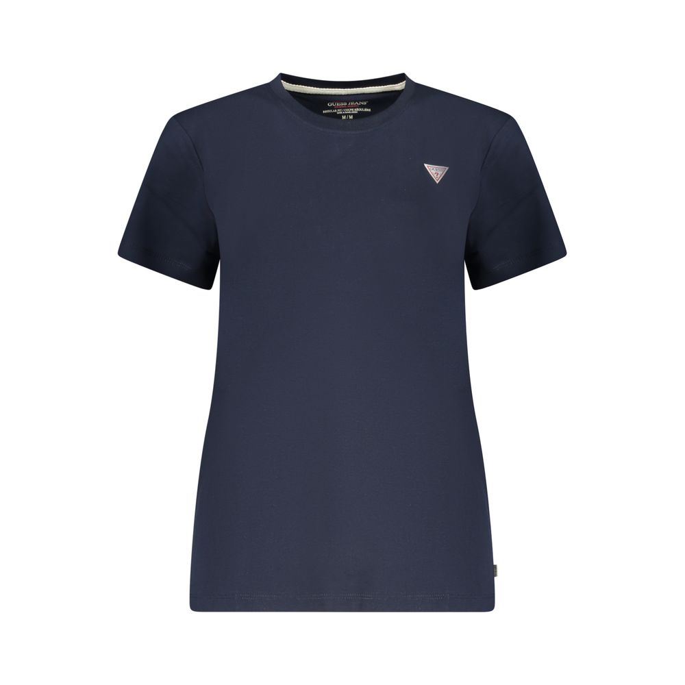 T-shirt en coton bleu Guess pour femme