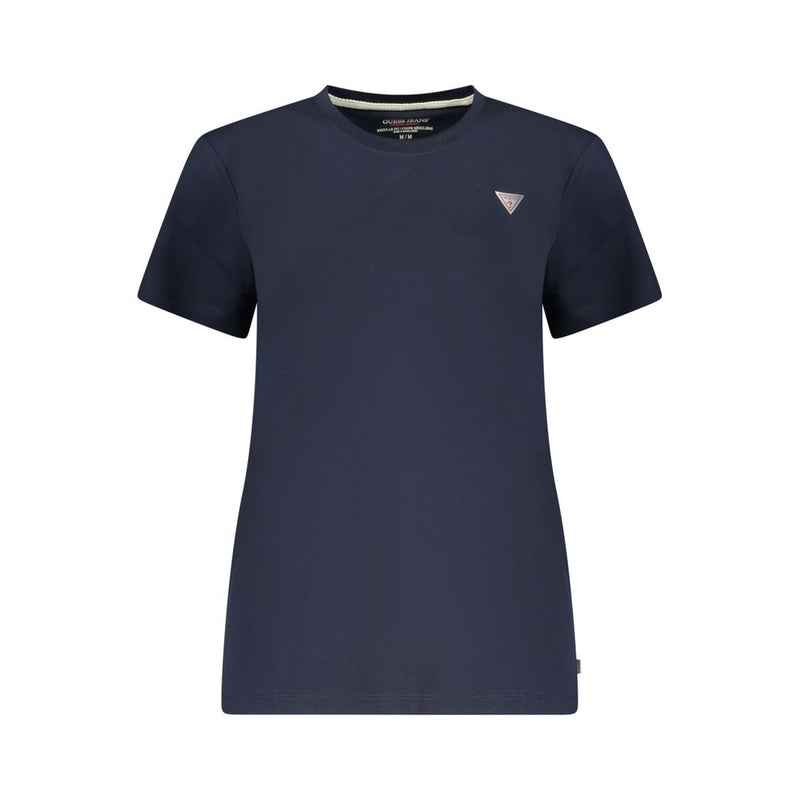 T-shirt en coton bleu Guess pour femme