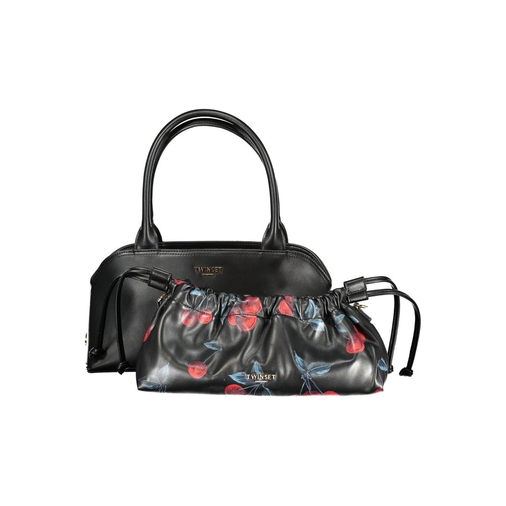 Twinset Bold Black Polyurethane Women's Bag
