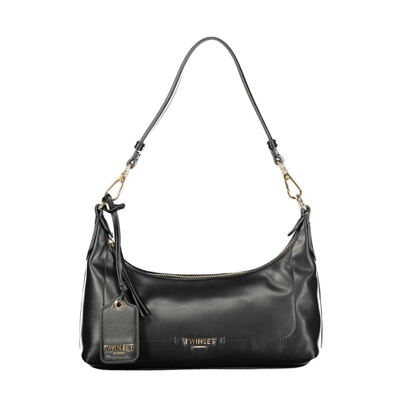 Sac à main en polyéthylène noir Twinset