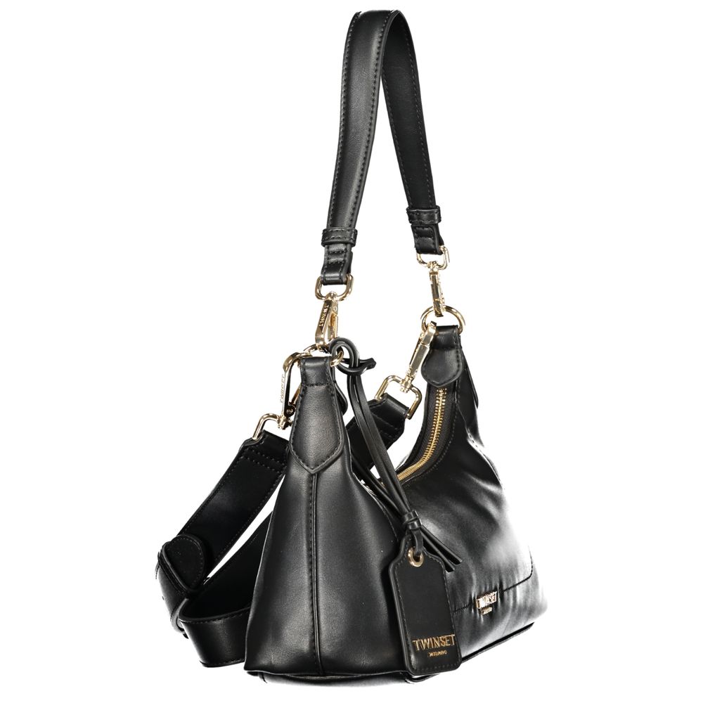 Sac à main en polyéthylène noir Twinset