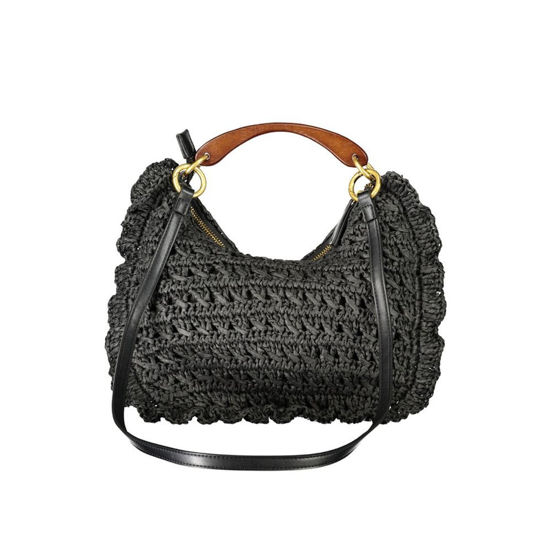 Twinset Black Polyester Handbag - Stylish and Versatile