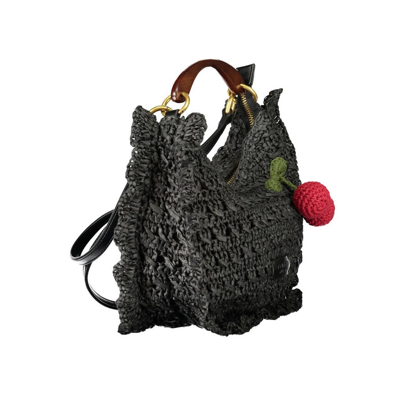 Twinset Black Polyester Handbag - Stylish and Versatile
