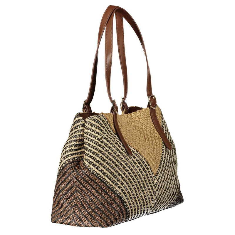Twinset Brown Polyester Women's Handbag - Chic & Functional