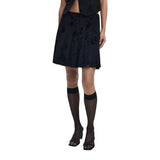 Desigual Black Polyester Mini Skirt