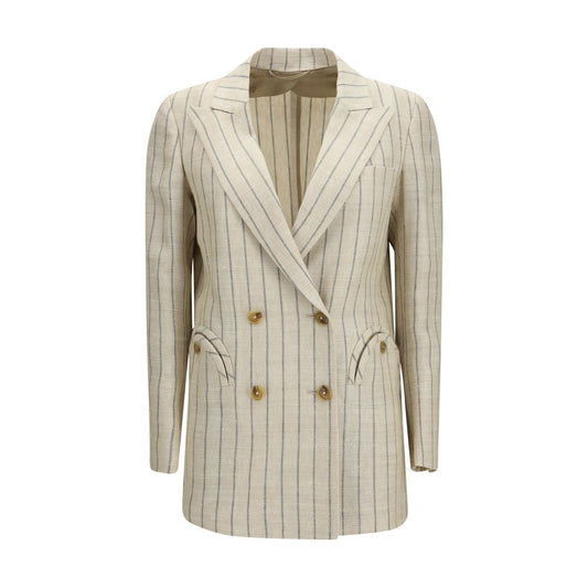 Veste en lin beige Blazé Milano
