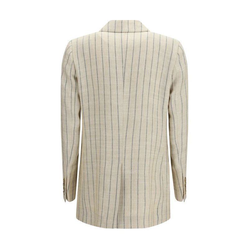 Blazé Milano Beige Linen Blazer