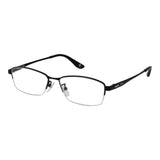 BMW Black Titanium Glasses (Frames) - Stylish Half-Rim Design