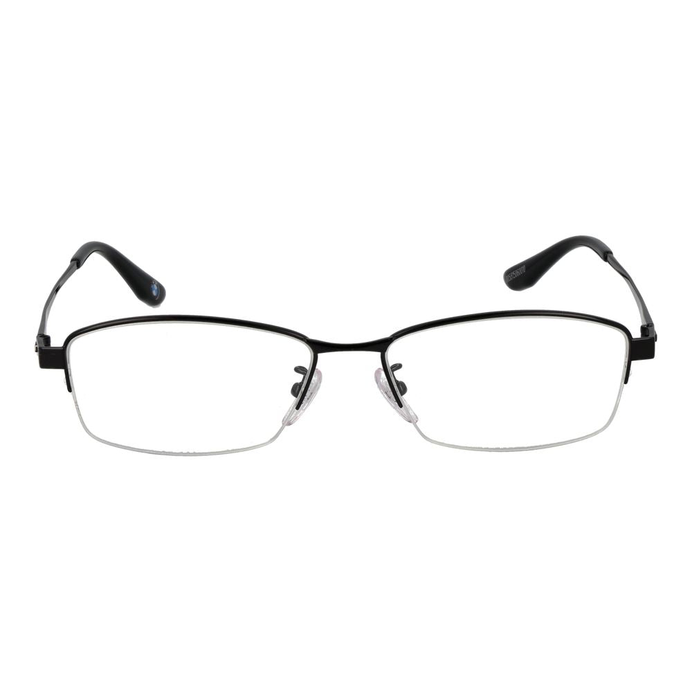 BMW Black Titanium Glasses (Frames) - Stylish Half-Rim Design