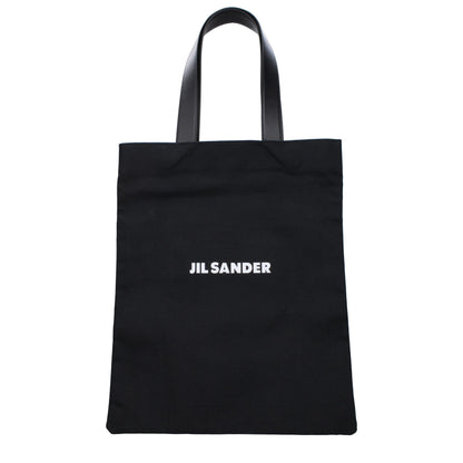 Jil Sander Zwarte Linnen Schoudertas