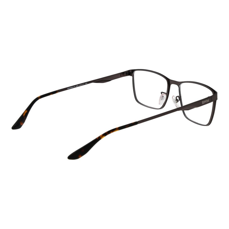 BMW Gray Metal Glasses (Frames) - Stylish Rectangle Design