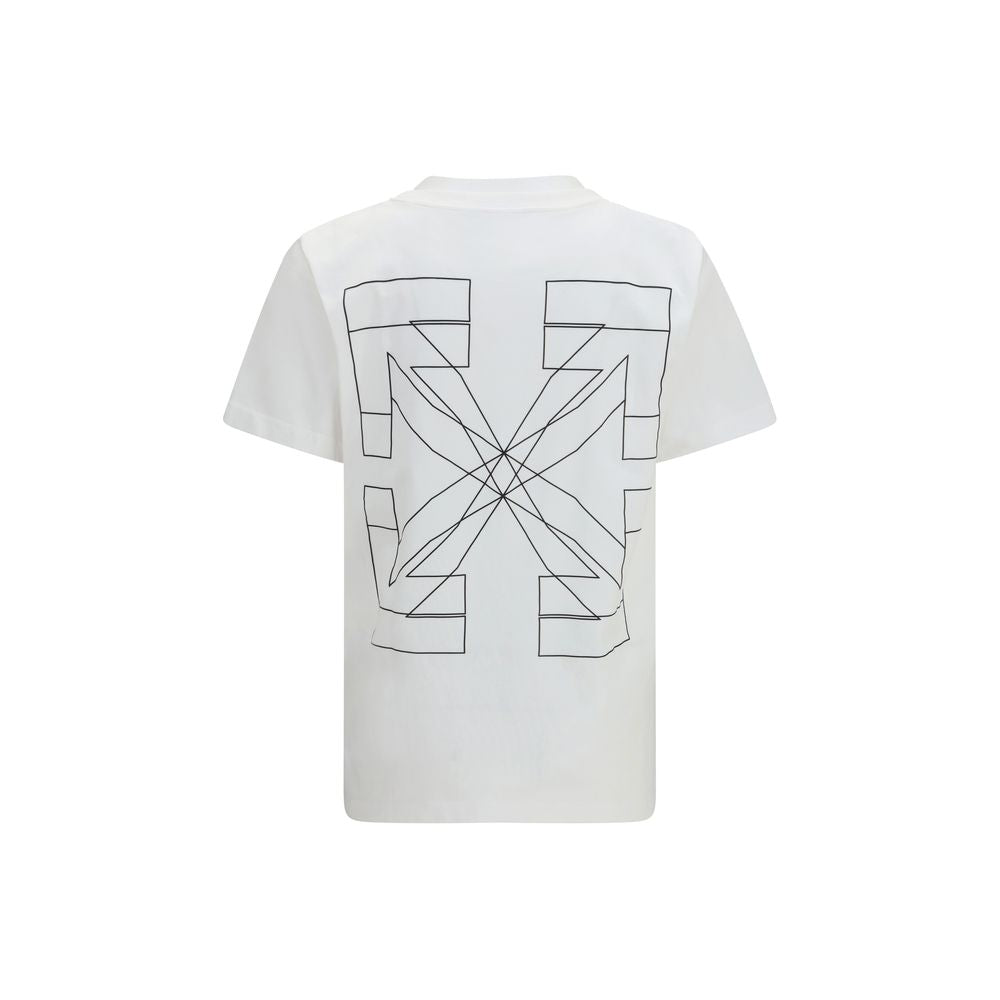 Off-White Big Double Arrow White Cotton T-Shirt