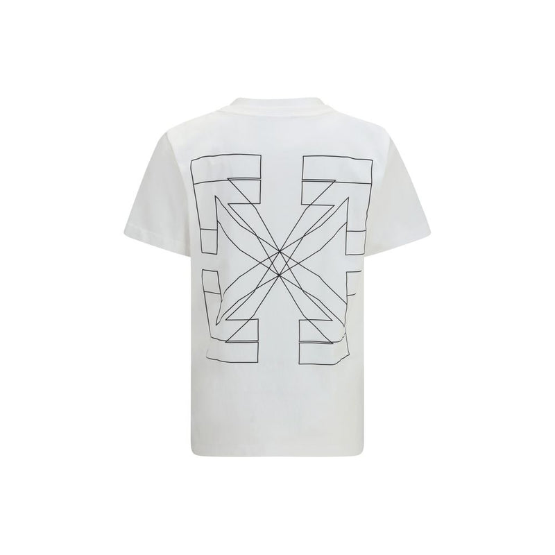 Off-White Big Double Arrow White Cotton T-Shirt