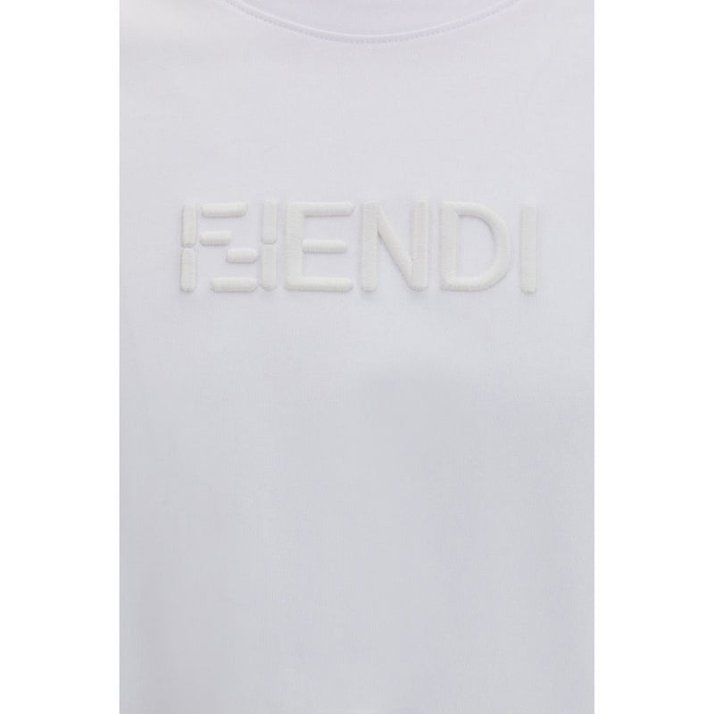 T-shirt Fendi en coton blanc