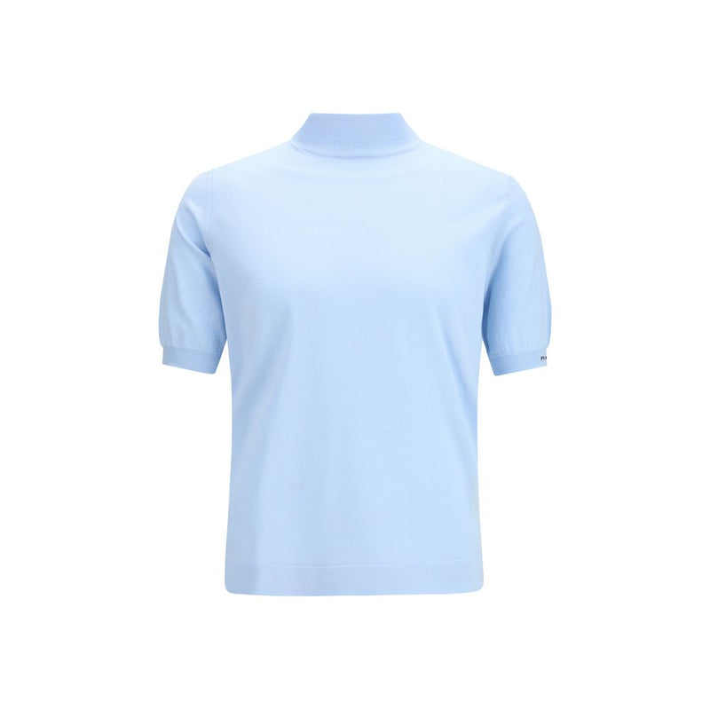 Sweat-shirt Prada en coton bleu