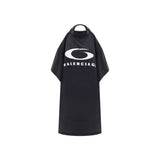 Balenciaga Black Cotton Casual Dress - Elegant Midi Style