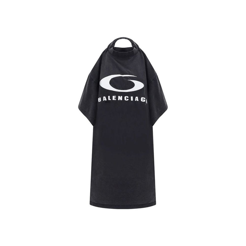 Balenciaga Black Cotton Casual Dress for Women