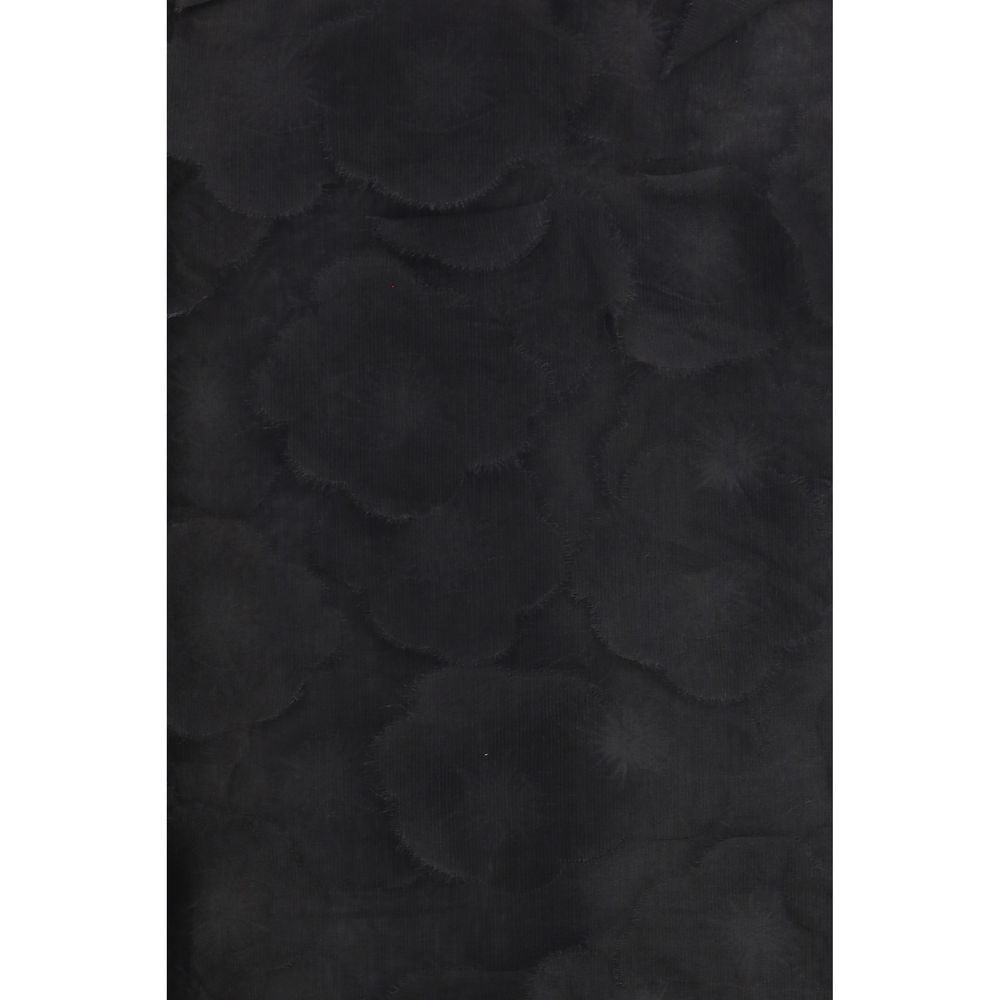 Max Mara Adepto Black Silk Long Skirt